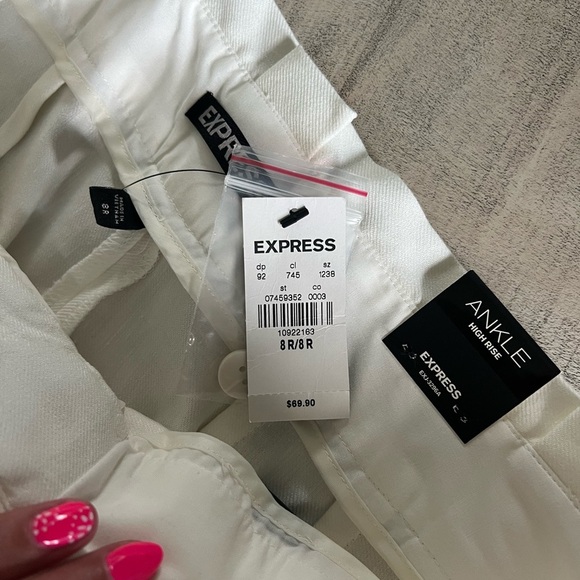 NWT Linen blend high rise ankle pants - Picture 6 of 6